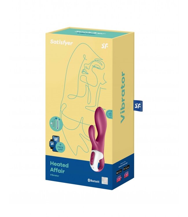 Satisfyer - Heated Affair - Verwarmde G-Spot + Rabbit Vibrator - Berry