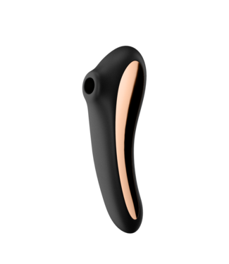 Rimba Satisfyer - Dual Kiss - Luchtdruk + G-Spot Vibrator - Zwart