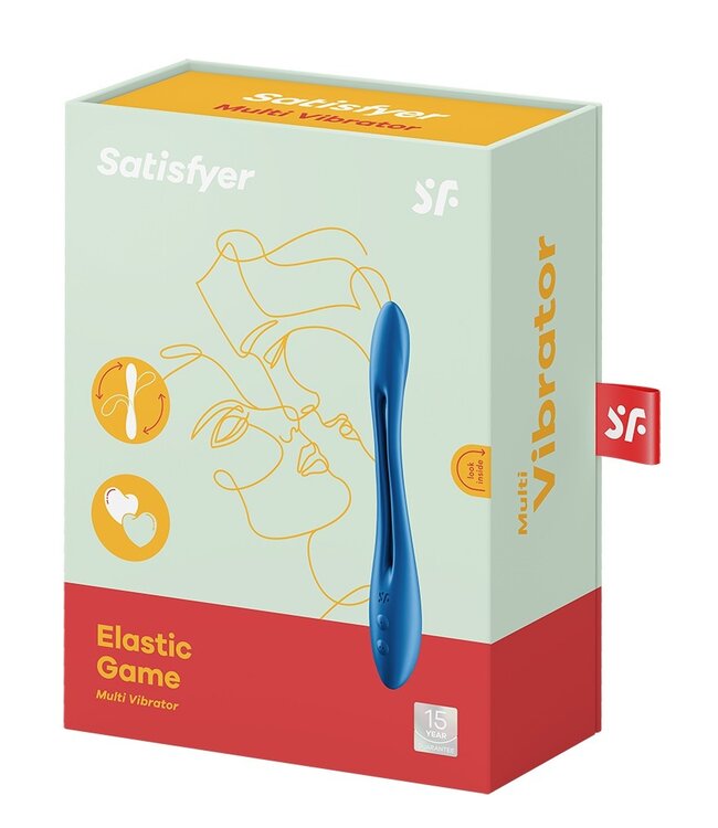 Satisfyer - Elastic Game - Multi Vibrator - Blauw