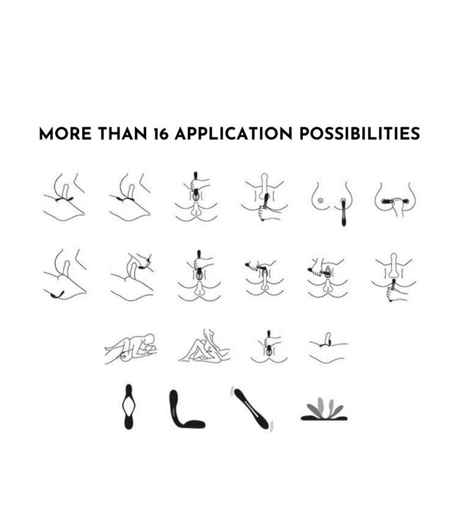 Satisfyer - Elastic Joy - Multi Vibrator - Rood