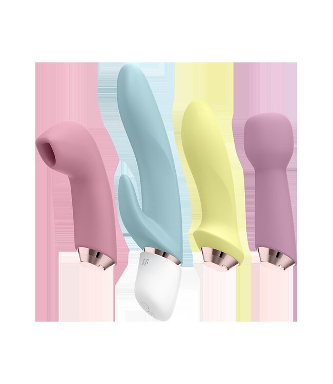 Satisfyer - Marvelous Four - Air Pulse + Vibrator Set - Multicolor