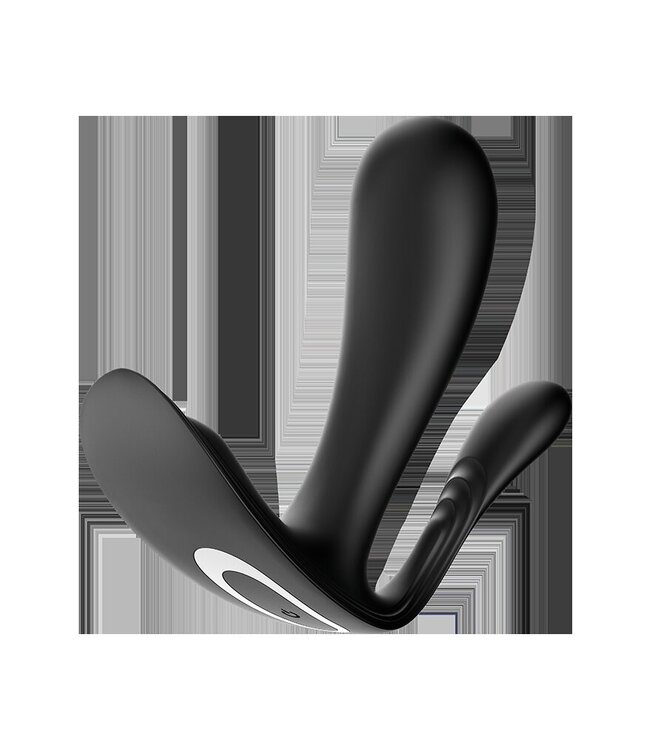 Satisfyer - Top Secret+ - Draagbare vibrator met anale stimulator - Zwart