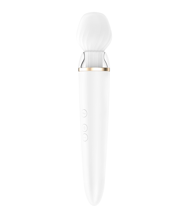 Satisfyer - Double Wand-er - Wand Vibrator - Wit