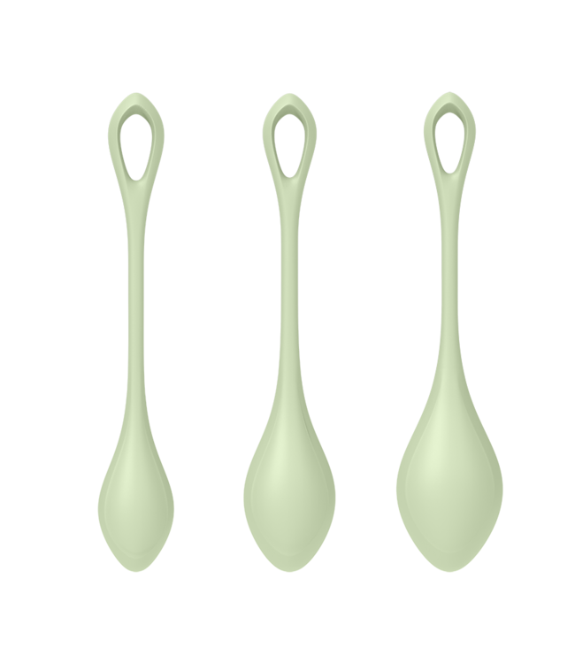 Satisfyer - Yoni Power 2 - Kegel Balletjes Set - Groen