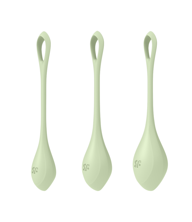 Satisfyer - Yoni Power 2 - Kegel Balletjes Set - Groen