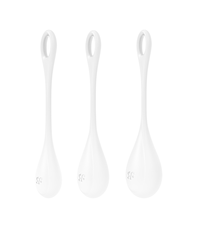 Satisfyer - Yoni Power 1 - Kegel Balletjes Set - Wit