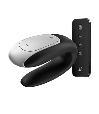 Rimba Satisfyer - Double Fun - Luxe Koppel Vibrator - Zwart