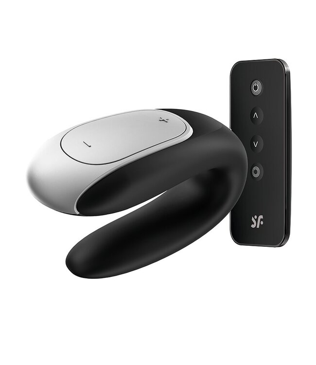 Satisfyer - Double Fun - Luxe Koppel Vibrator - Zwart
