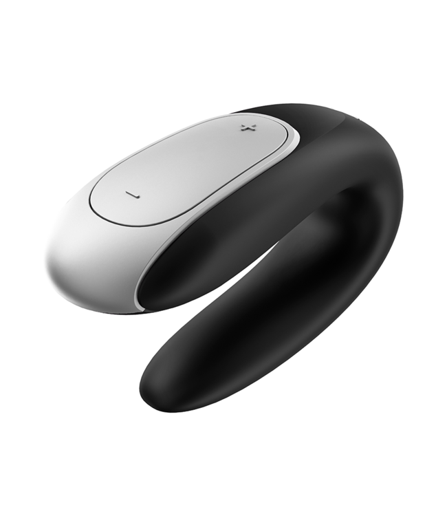 Satisfyer - Double Fun - Luxe Koppel Vibrator - Zwart