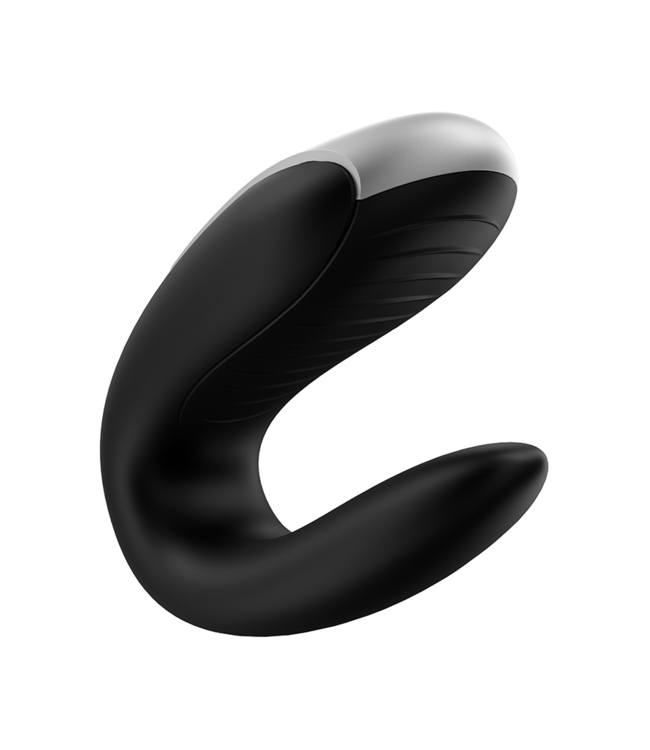 Satisfyer - Double Fun - Luxe Koppel Vibrator - Zwart