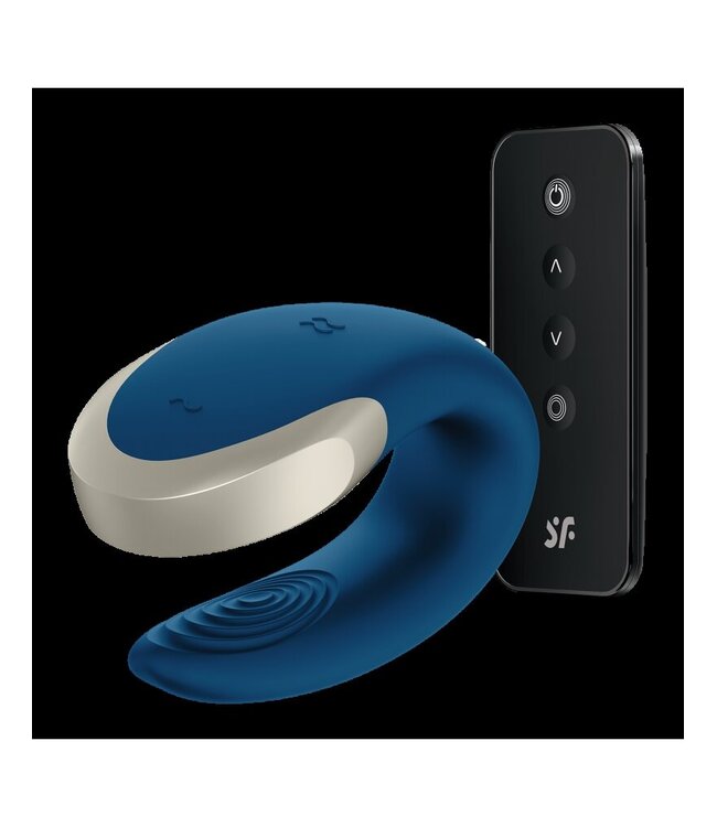 Satisfyer - Double Love - Luxury Couple Vibrator - Blauw