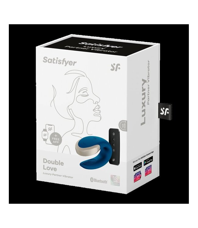 Satisfyer - Double Love - Luxury Couple Vibrator - Blauw