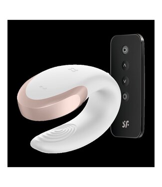 Rimba Satisfyer - Double Love - Luxury Couple Vibrator - Wit