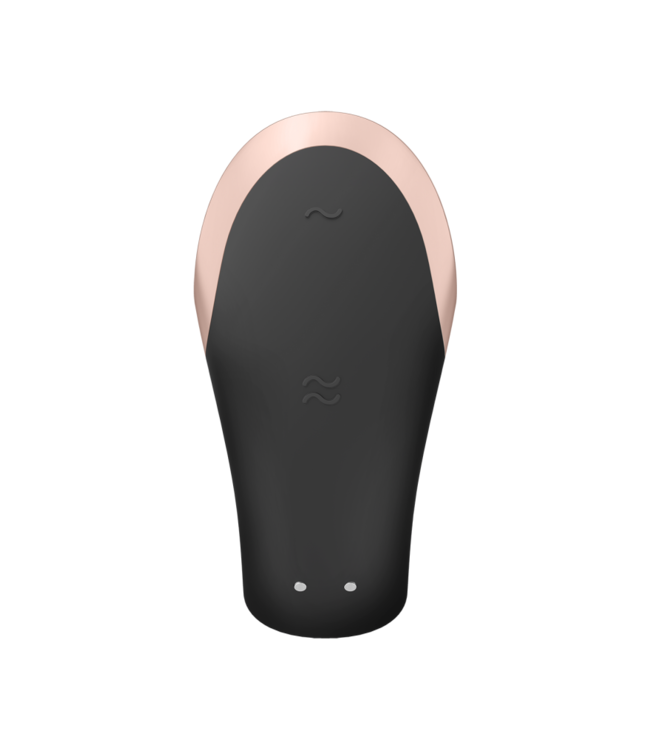 Satisfyer - Double Love - Luxe Partner Vibrator - Zwart