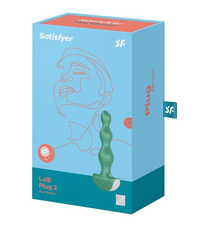 Satisfyer - Lolli Plug 2 - Vibrerende Anale Plug - Groen