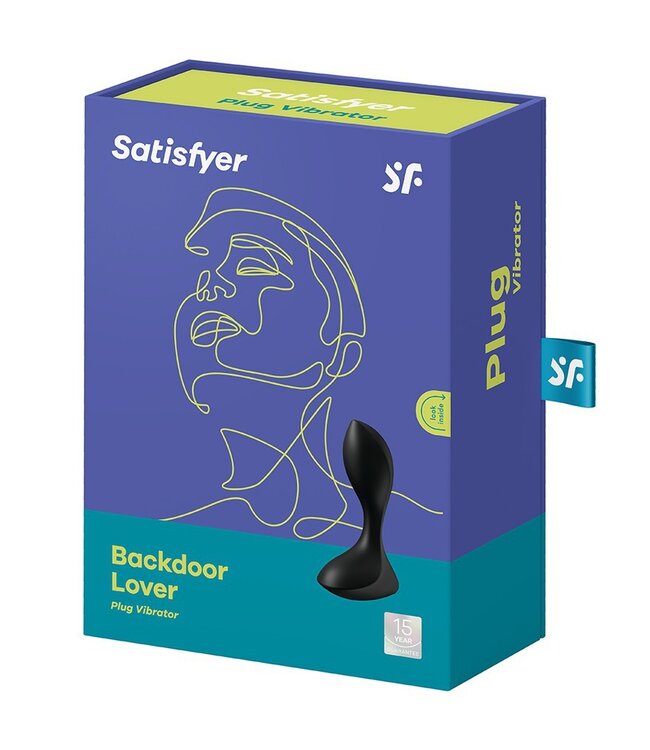 Satisfyer - Backdoor Lover - Anaal Vibrator - Zwart