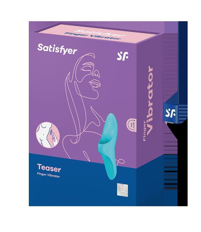 Satisfyer - Teaser - Vinger Vibrator - Blauw