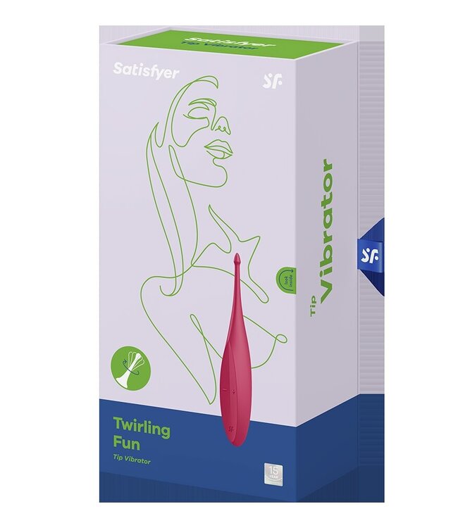 Satisfyer - Twirling Fun - Pin Point Vibrator - Rood