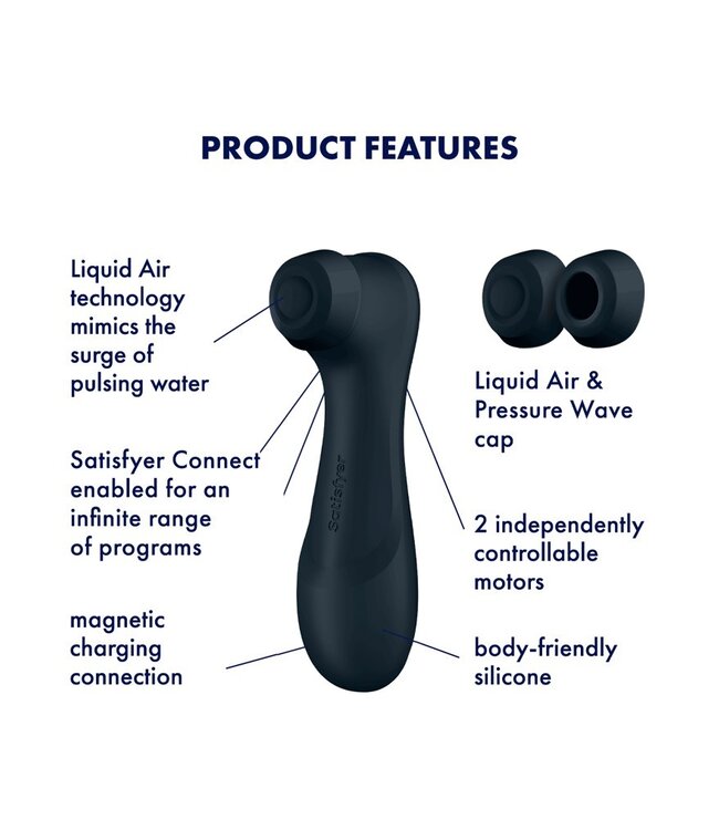 Satisfyer - Pro 2 Generation 3 - Luchtdruk Vibrator (met App Control) - Zwart