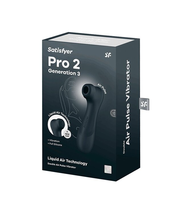 Satisfyer - Pro 2 Generation 3 - Luchtdruk Vibrator - Zwart