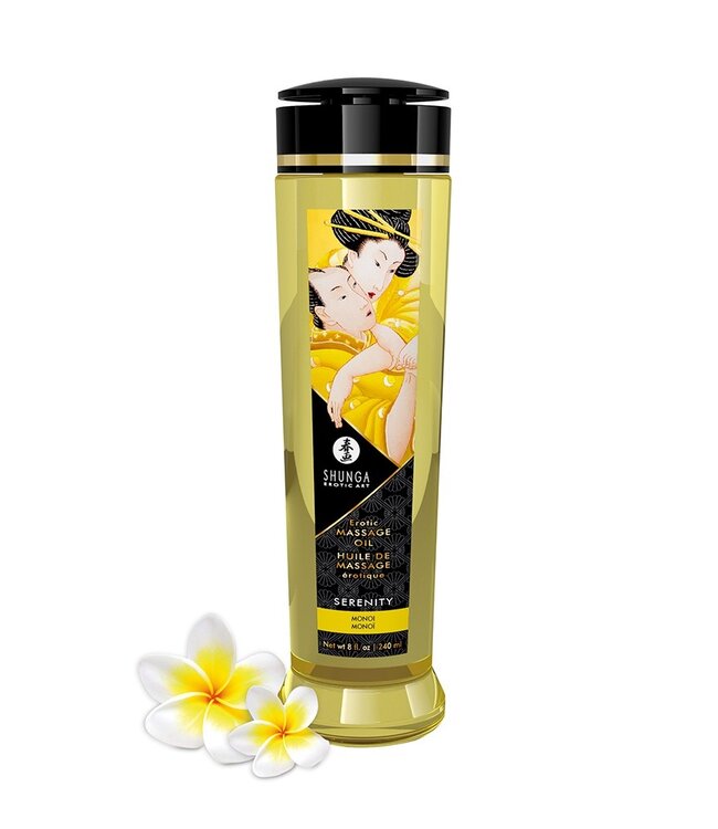 Shunga - Massage Olie - Serenity Monoi - 240 ml