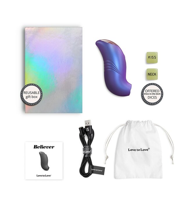 Love to Love - Believer - Clitorisvibrator - Paars