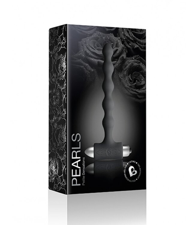 Rocks-Off - Petite Sensations Pearls - Anale Vibrator - Zwart