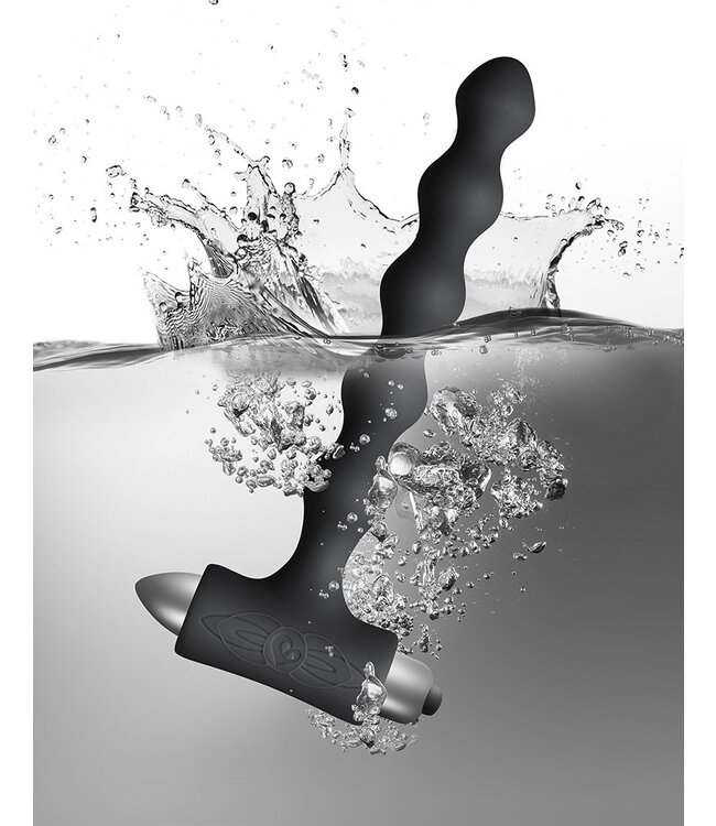 Rocks-Off - Petite Sensations Pearls - Anale Vibrator - Zwart