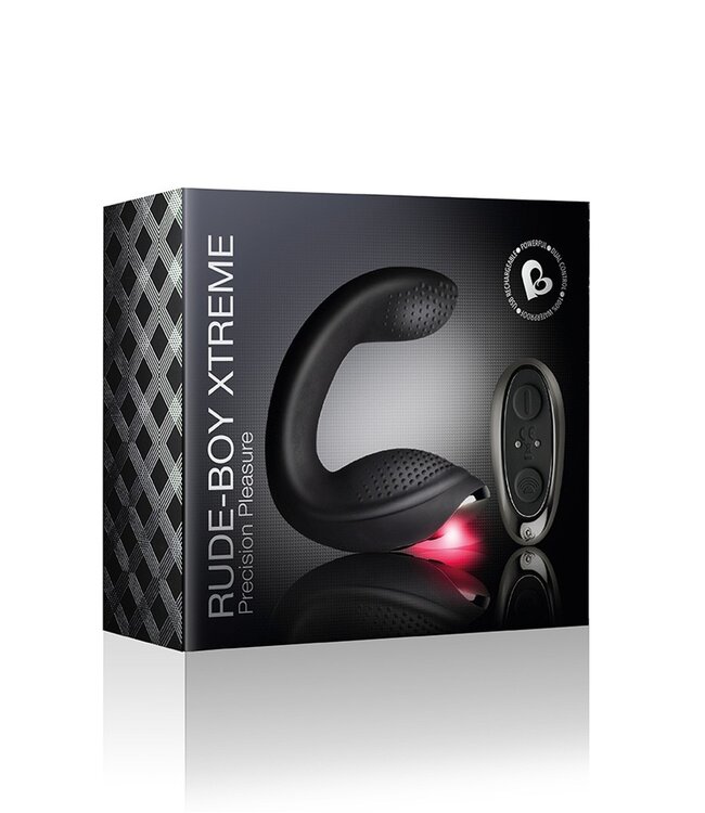 Rocks-Off - Rude-Boy Xtreme - Prostaat Massager met Afstandsbediening - Zwart