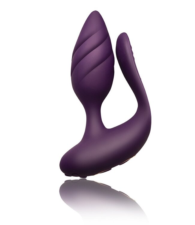 Rocks-Off - Cocktail - Koppel Vibrator met Afstandsbediening - Paars