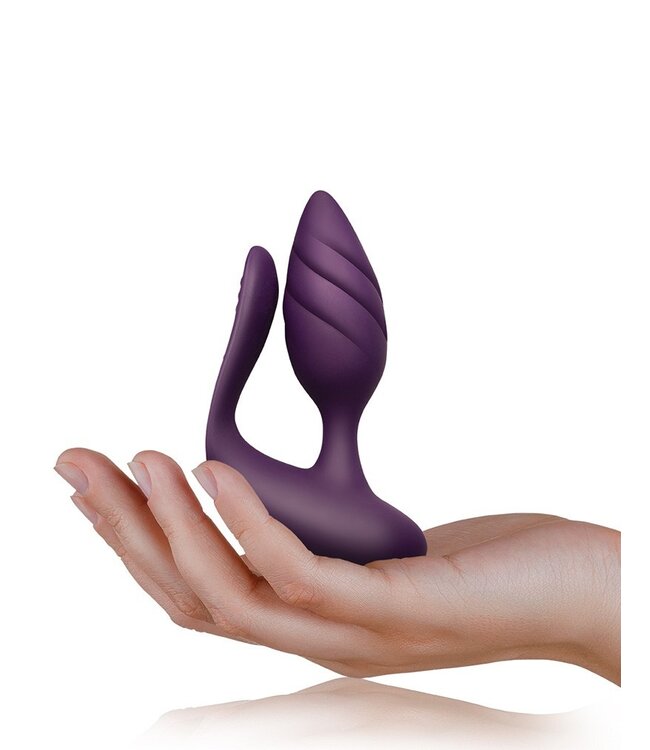 Rocks-Off - Cocktail - Koppel Vibrator met Afstandsbediening - Paars
