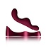 Rimba Rocks-Off - Ruby Glow Blush - Sit-on Vibrator met Afstandsbediening - Rood