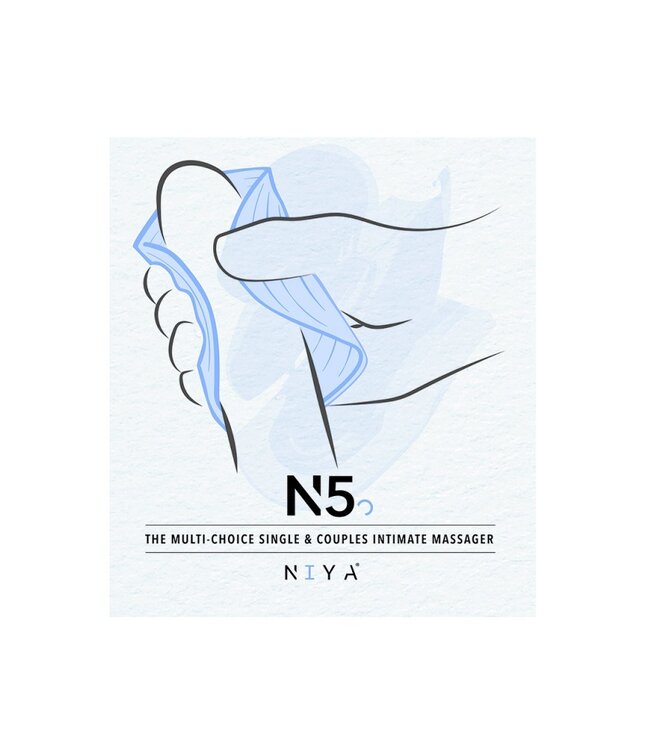 NIYA - NIYA 5 - Oplegvibrator met Afstandsbediening - Lichtblauw