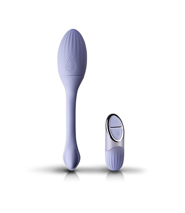 NIYA - NIYA 1 - Vibrerende Kegel Massager met Afstandsbediening - Lichtblauw