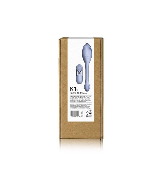 NIYA - NIYA 1 - Vibrerende Kegel Massager met Afstandsbediening - Lichtblauw