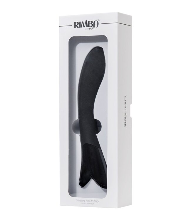 Rimba Toys - Sensual Nights SN04 - G-Spot Vibrator - Zwart