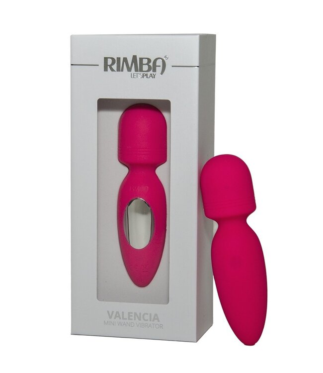 Rimba Toys - Valencia - Mini Wand Vibrator - Roze