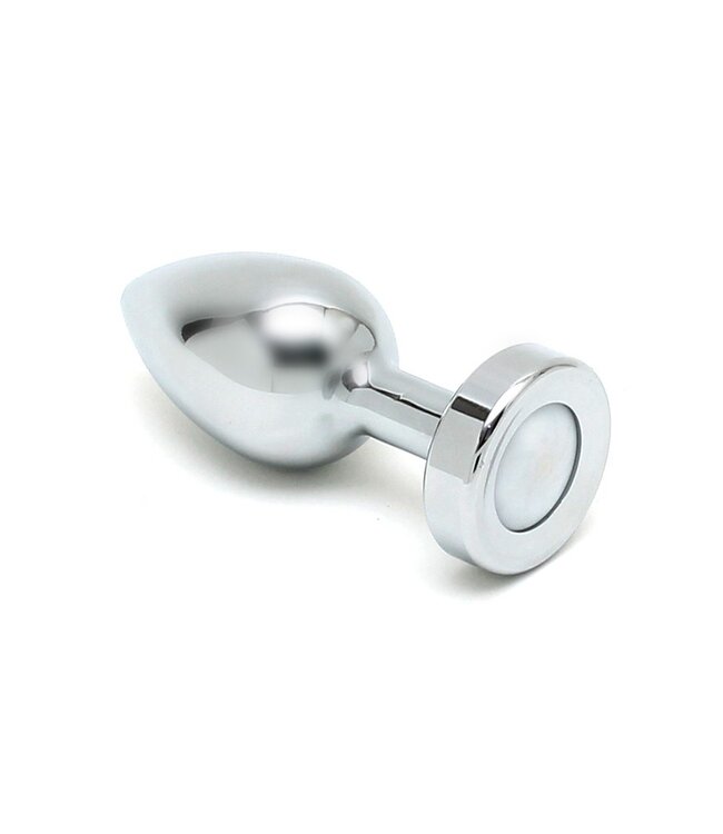 Rimba Toys - Pisa - Butt Plug met LED Licht - Zilver