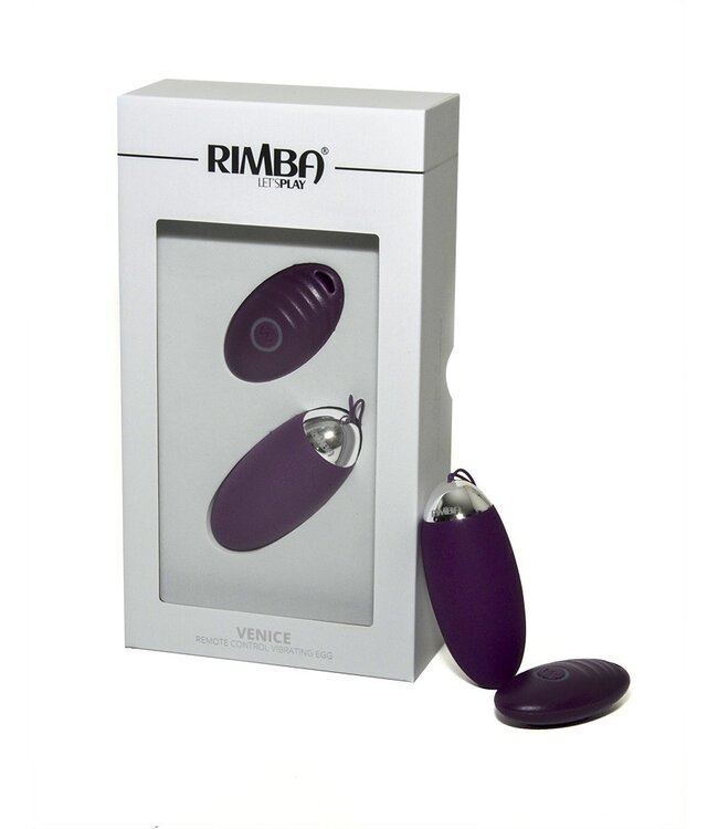 Rimba Toys - Venice - Vibrerend Ei met Afstandsbediening - Paars