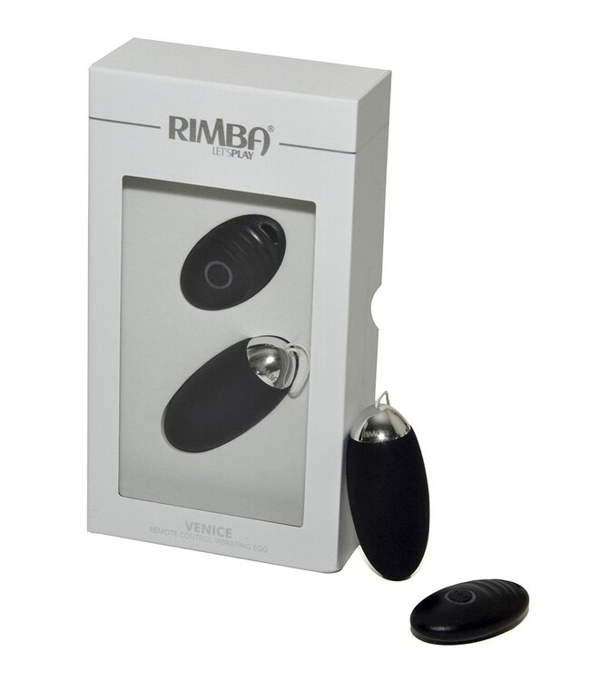 Rimba Toys - Venice - Vibrerend Ei met Afstandsbediening - Zwart