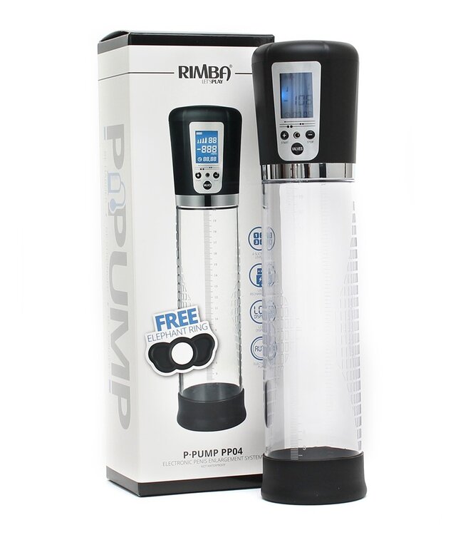 Rimba P-Pump - P-Pump PP04 - Oplaadbare Penisvergroter - Zwart