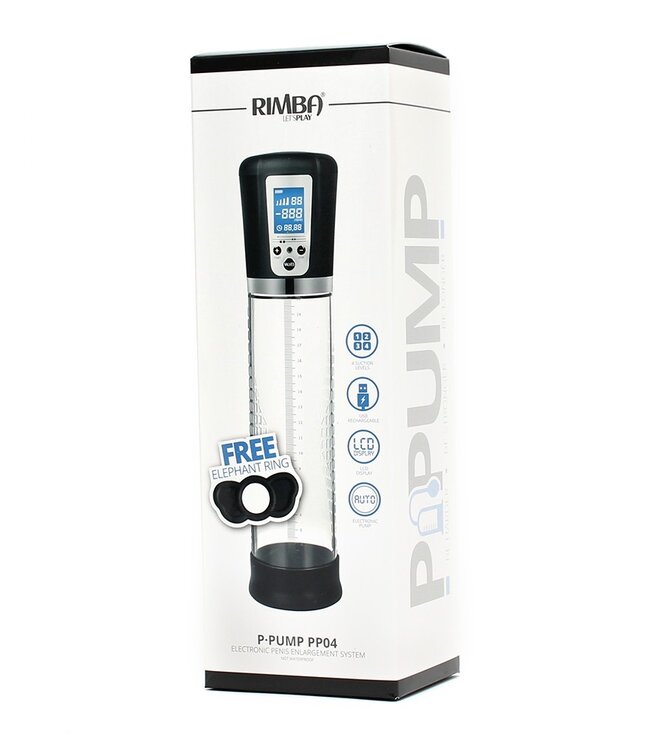 Rimba P-Pump - P-Pump PP04 - Oplaadbare Penisvergroter - Zwart