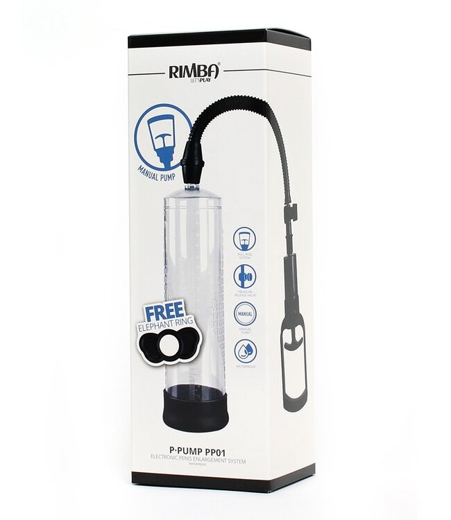 Rimba P-Pump - P-Pump PP01 - Penisvergroter met Handpomp - Zwart