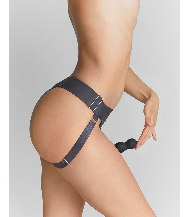 Strap-On-Me - Uniek Harnas - Voorbindharnas Eén Maat - Grijs