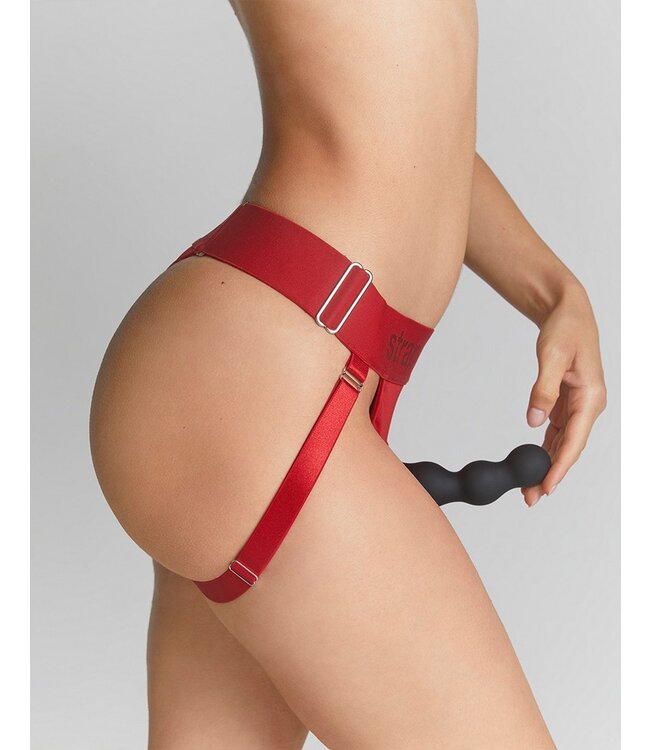 Strap-On-Me - Uniek Harnas - Voorbindharnas Eén Maat - Rood