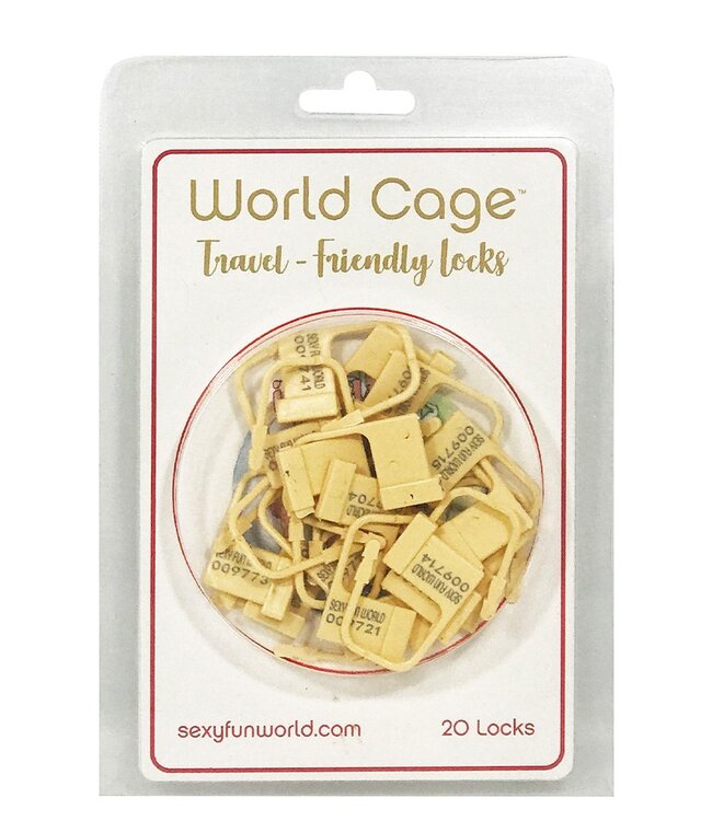 World Cage - Reisvriendelijke Sloten voor Kuisheidssets (20 stuks)