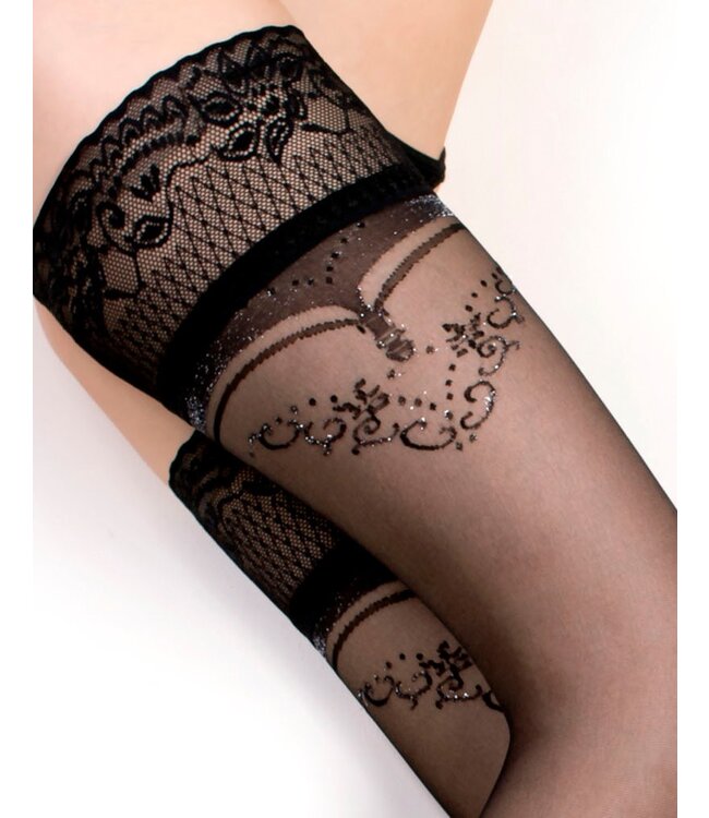 Ballerina - Fantasy Hold Ups - Kousen (20 denier) - Zwart