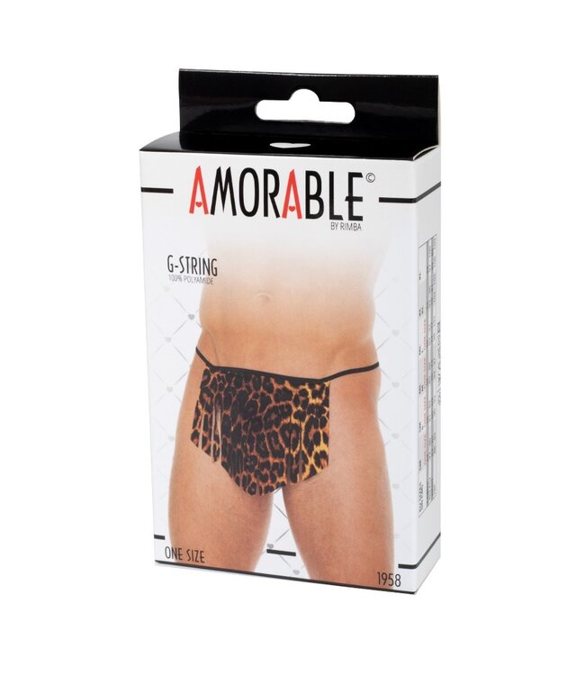 Amorable by Rimba - Jungle string - One Size - Luipaardprint