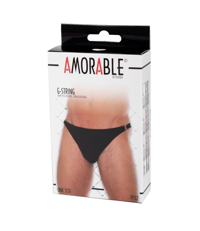 Amorable by Rimba - G-String - One Size - Zwart