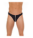 Rimba Amorable by Rimba - String met ritssluiting - One Size - Zwart